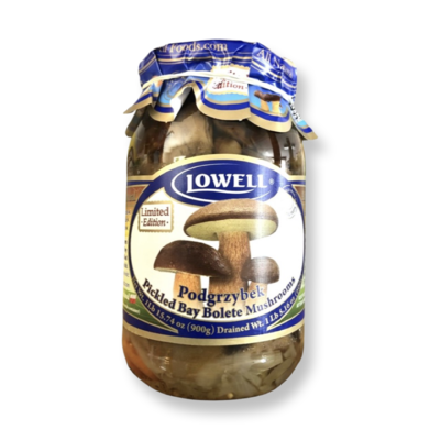 Pickled Bay Bolete 900g/Podgrzybek "LOWELL FOODS"