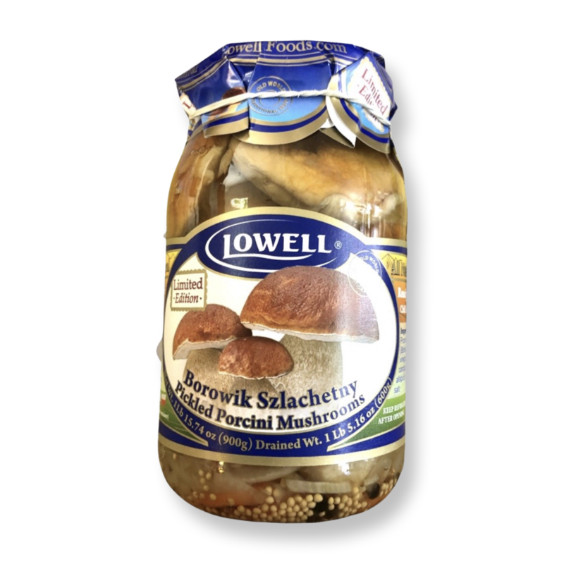 Pickled Porcini Whole 900ml/ Borowik Szlachetny "LOWELL FOODS"