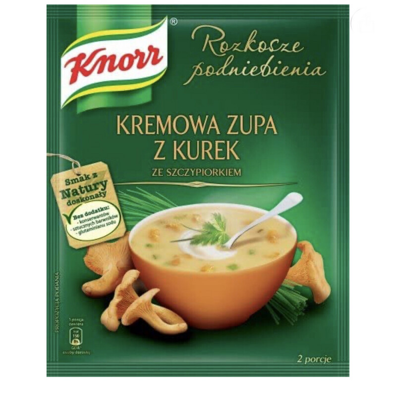 Chanterelle Soup Mix 59g / Krem z kurek "KNORR"