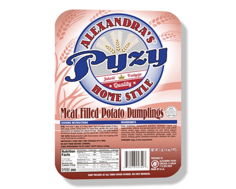 Meat Filed Potato Dumplings/ Pyzy z Miesem 9 Pcs