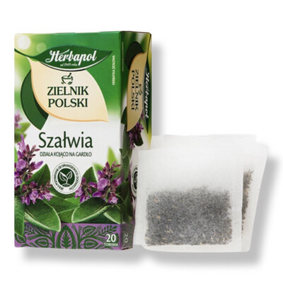 Sage Herbal Tea/ Szałwia &#39;&#39;Herbapol&#39;&#39; 20x2g
