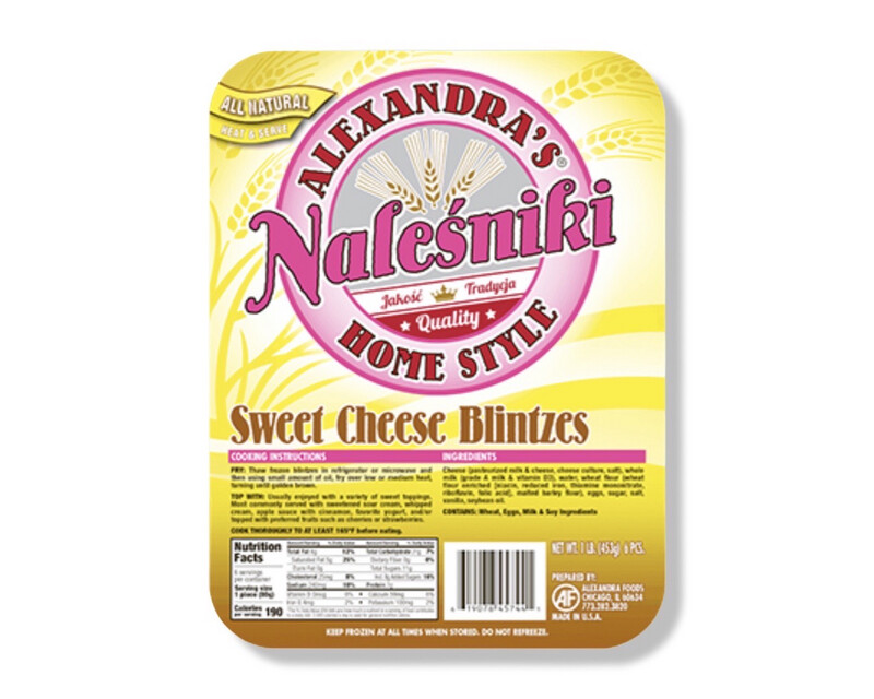 Sweet Cheese Blintzes/ Nalesniki z Twarogiem 6pcs.