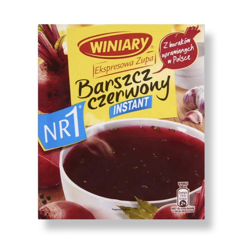 Red Borscht Instant 60g / Barszcz Czerwony Ekspresowy “WINIARY”