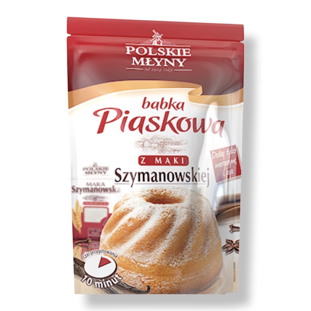 Babka Piaskowa 385g. “Polskie Mlyny” / Powdered Cake