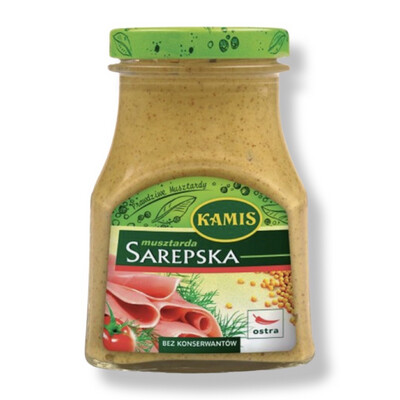 KAMIS Mustard SAREPSKA 185g / Musztarda Sarepska