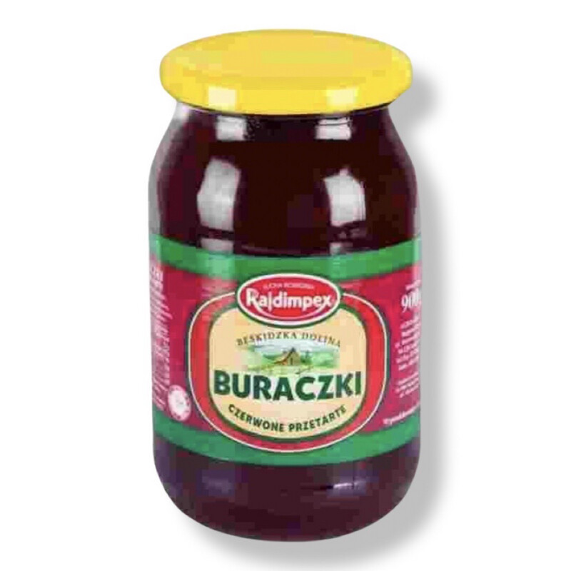 Mashed Beetroots / Buraczki Tarte 900g &#39;&#39; RAJDIMPEX &#39;&#39;