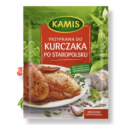 Przyprawa do Kurczaka po Staropolsku / Herbal vegetable seasoning for chicken 25g ''KAMIS''