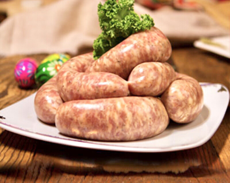 Polish White Sausage ( Frozen) / Biala Kielbasa 12.90/ apr. 1,5lbs