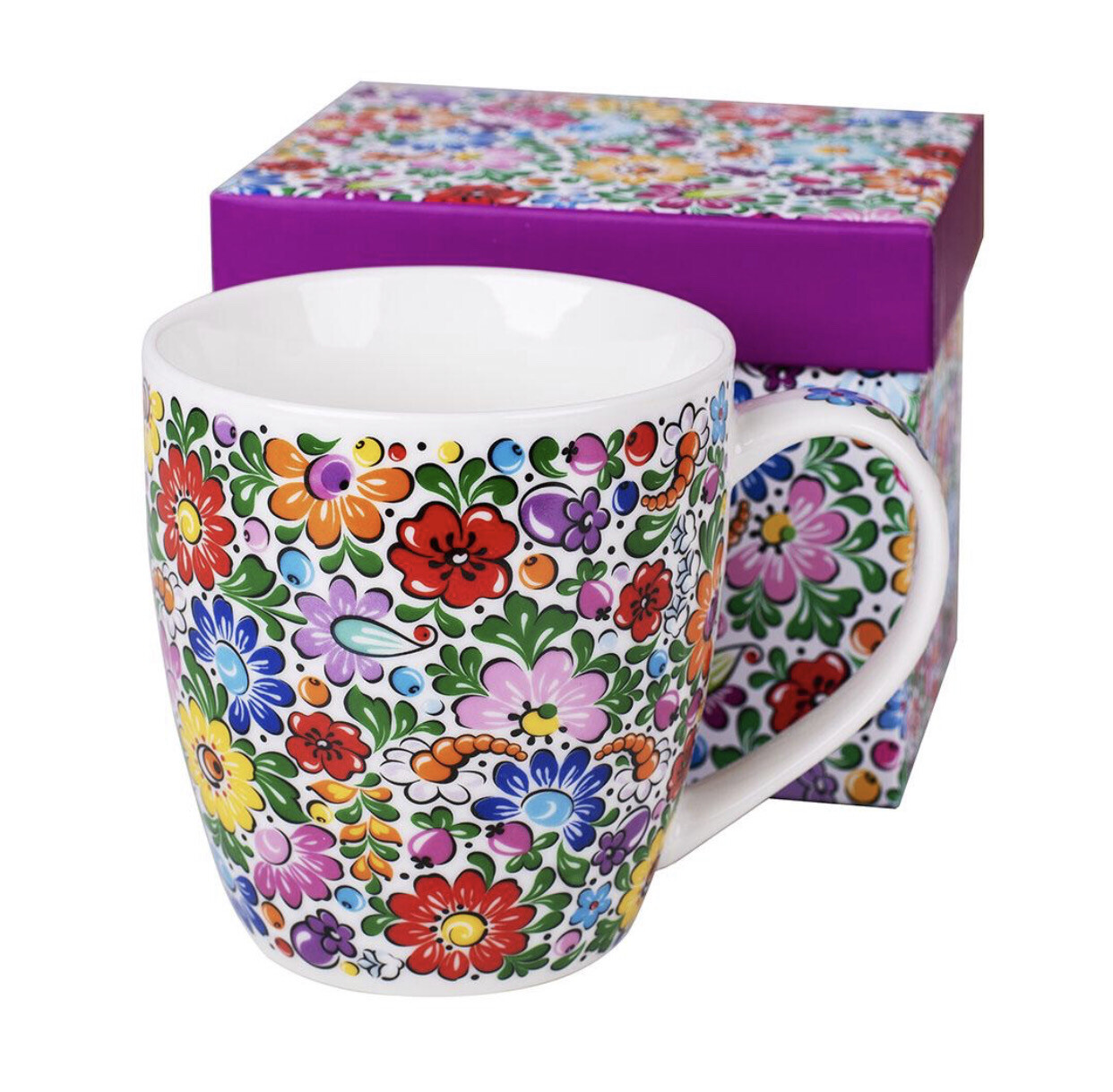 STEFANIA MUG IN A DECORATIVE BOX - OPOLE PATTERN