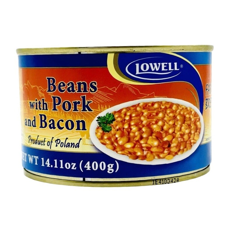 Beans w/Pork &amp; Beans/ Fasolka po Bretonsku 400g LOWELL