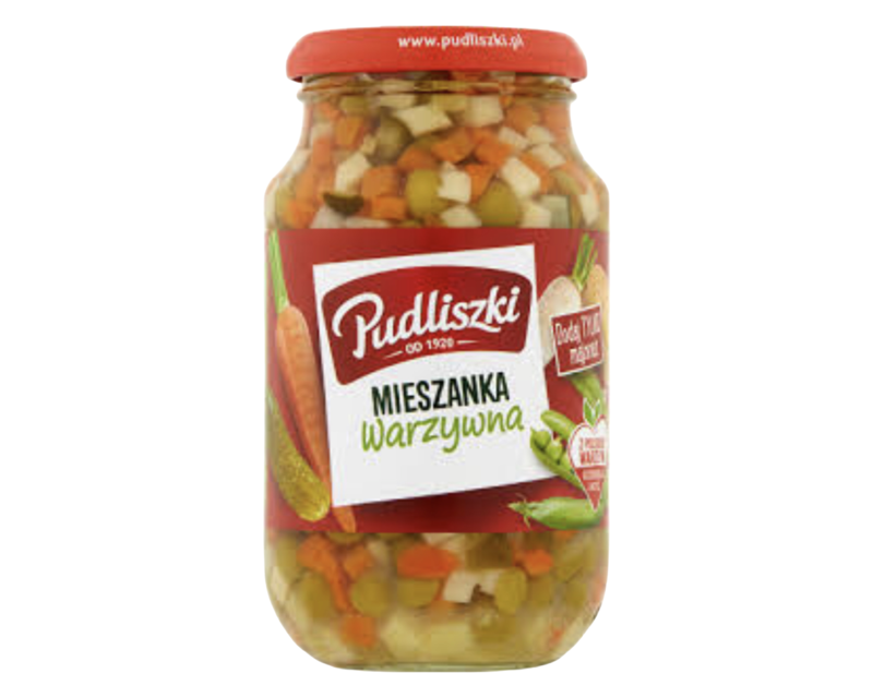 Vegetable Salad Mix / Warzywna Sałatka &quot;PUDLISZKI&quot; 460g