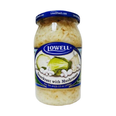 Sauerkraut with Mushrooms 900g “Lowell”