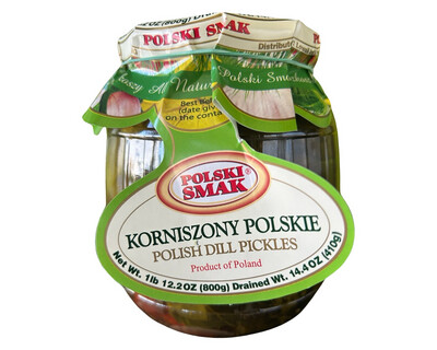 Polish Dill Pickle/ Korniszony Polskie 800g “POLSKI SMAK”