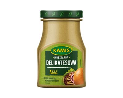 KAMIS Mild Mustard 185g/ Musztarda DELIKATESOWA