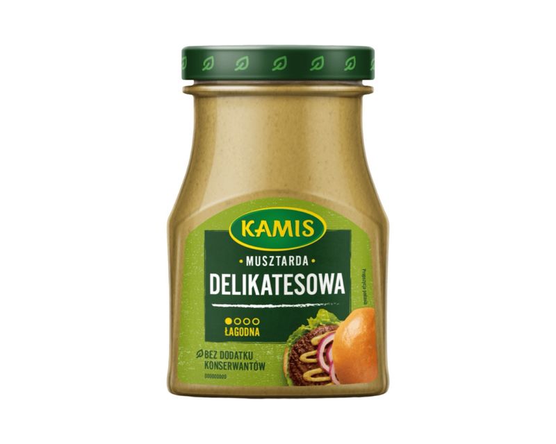 KAMIS Mild Mustard 185g/ Musztarda DELIKATESOWA
