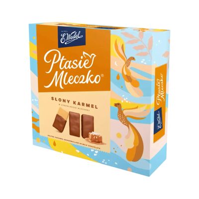 WEDEL Marshmallow Salted Caramel/ PTASIE MLECZKO Slony Karmel 360g