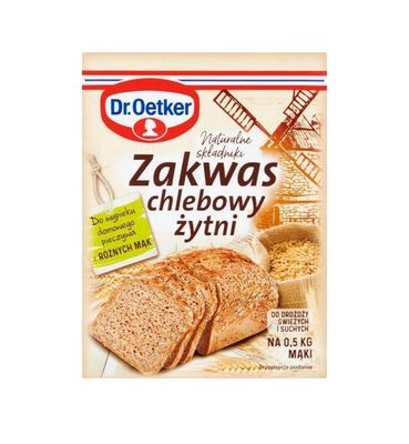 Zakwas chlebowy zytni w proszku 15g &#39;&#39;DR.OETKER&#39;&#39;/ Dried sourdough  for bread