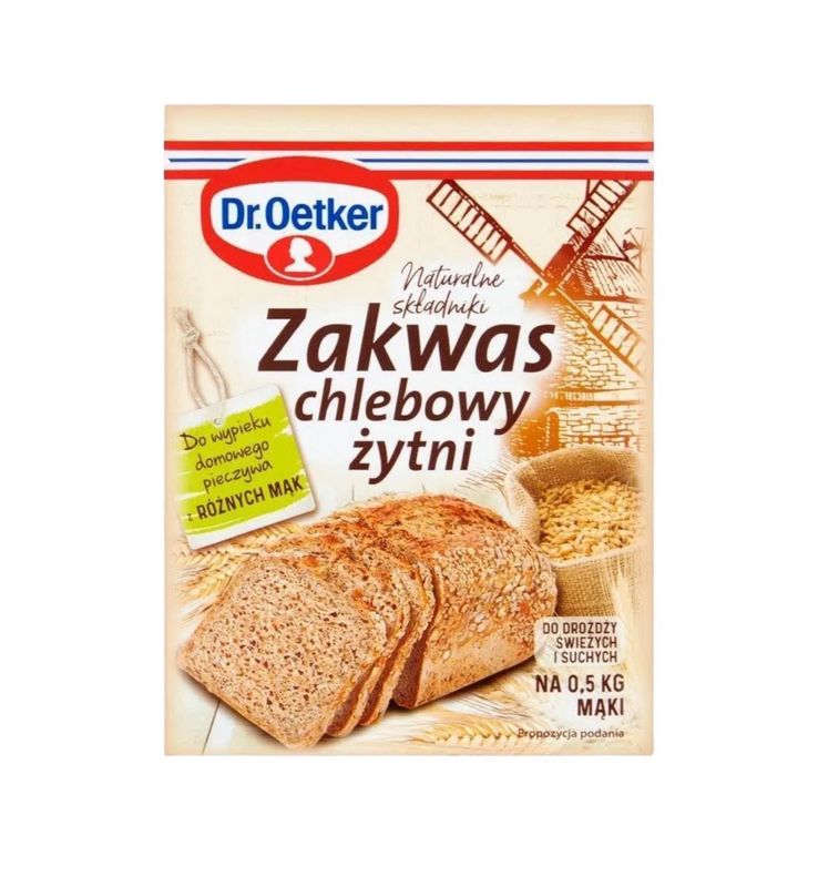Zakwas chlebowy zytni w proszku 15g &#39;&#39;DR.OETKER&#39;&#39;/ Dried sourdough  for bread