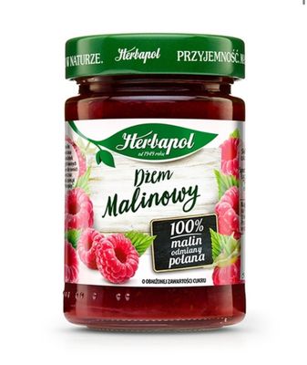 Raspberry Jam/ Dzem Malinowy 280g &#39;&#39;HERBAPOL&#39;&#39;
