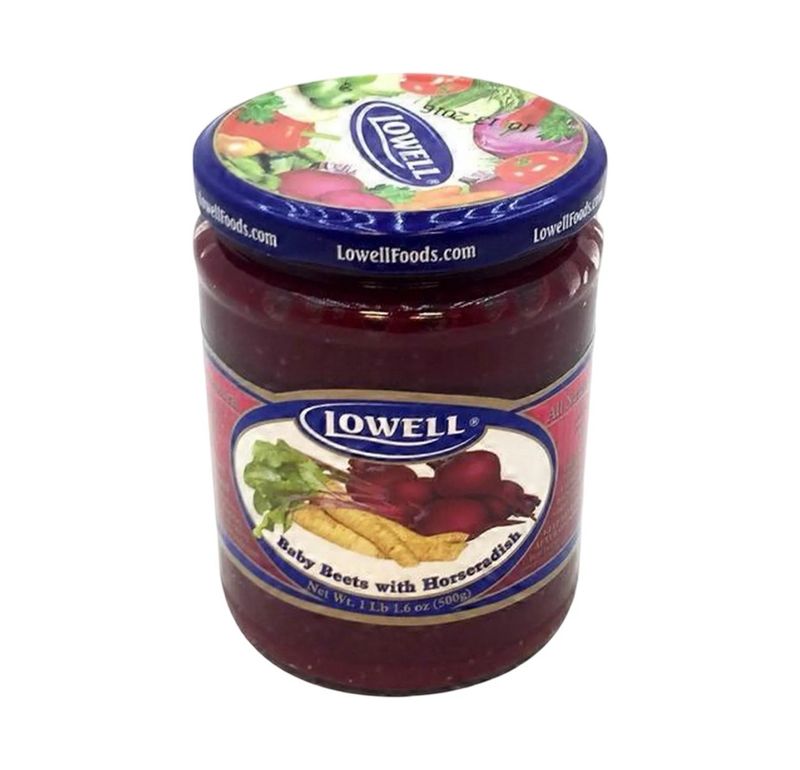 Baby Beets w Horseradish 290g / Ćwikła z chrzanem &quot;LOWELL FOODS&quot;