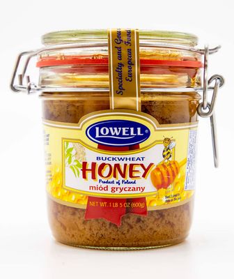 Barley Honey „Lowell” 600g/ Miod Gryczany