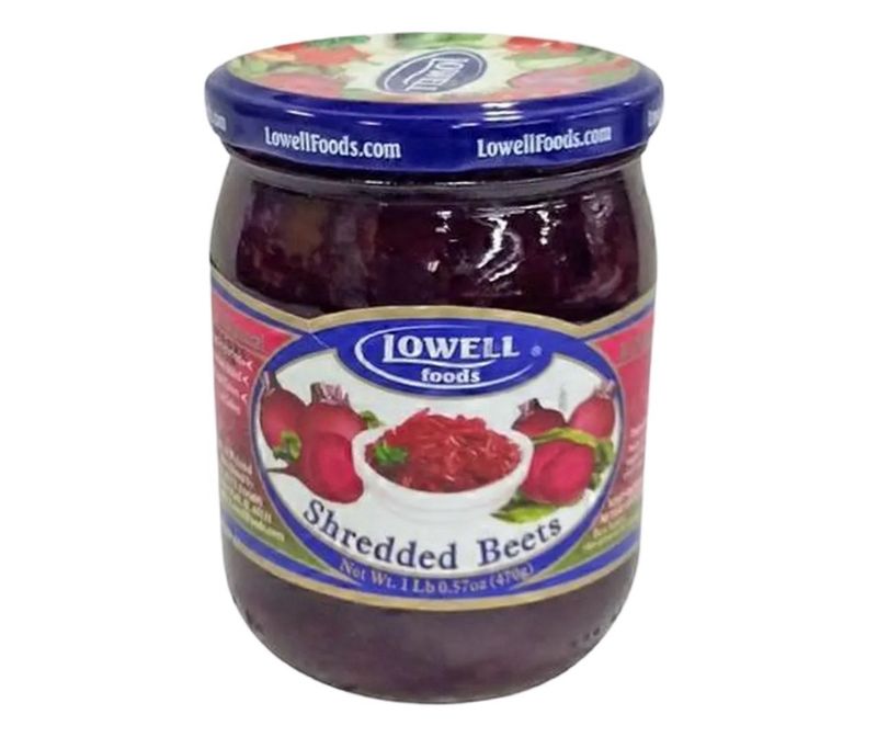 Shredded Beets 470g. „Lowell”/ Buraczki Przecierane