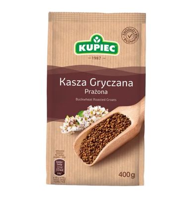 Buckwheat Roasted Groats/ Kasza Gryczana Prazona “KUPIEC” 400g
