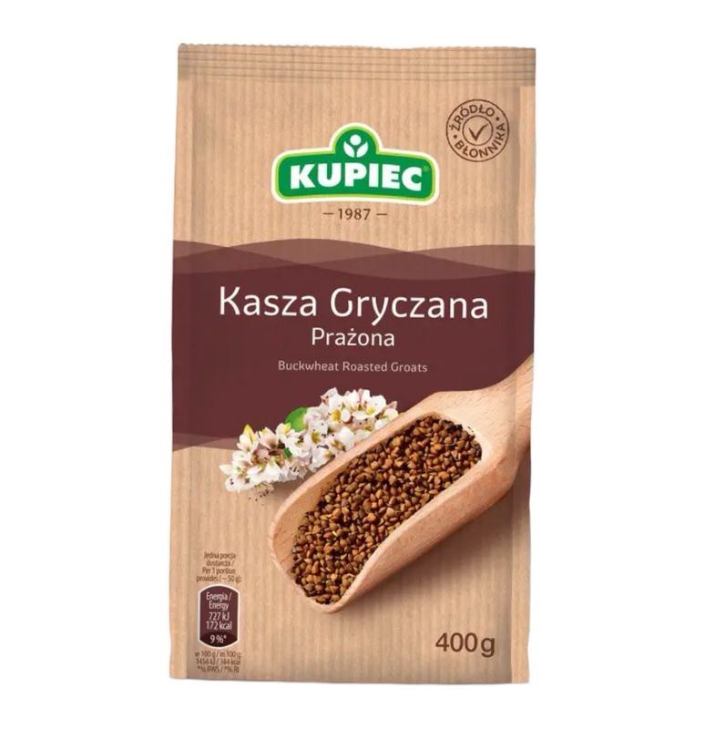 Buckwheat Roasted Groats/ Kasza Gryczana Prazona “KUPIEC” 400g