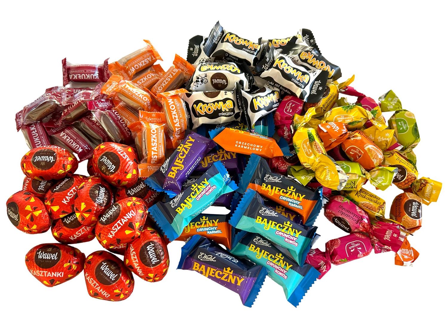 MIX OF THE MOST POPULAR POLISH CANDY 2lb/ Mix polskich cukierkow 1kg