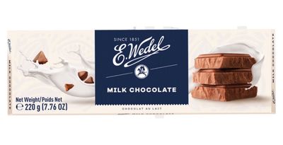 LARGE Milk Choco. 220g  &#39;&#39;WEDEL&#39;&#39;/Czekolada Mleczna