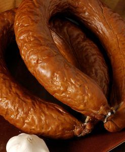 Smoked Canadian Style Sausage-Kielbasa Krajana/ apr.1.25lb- 1 ring