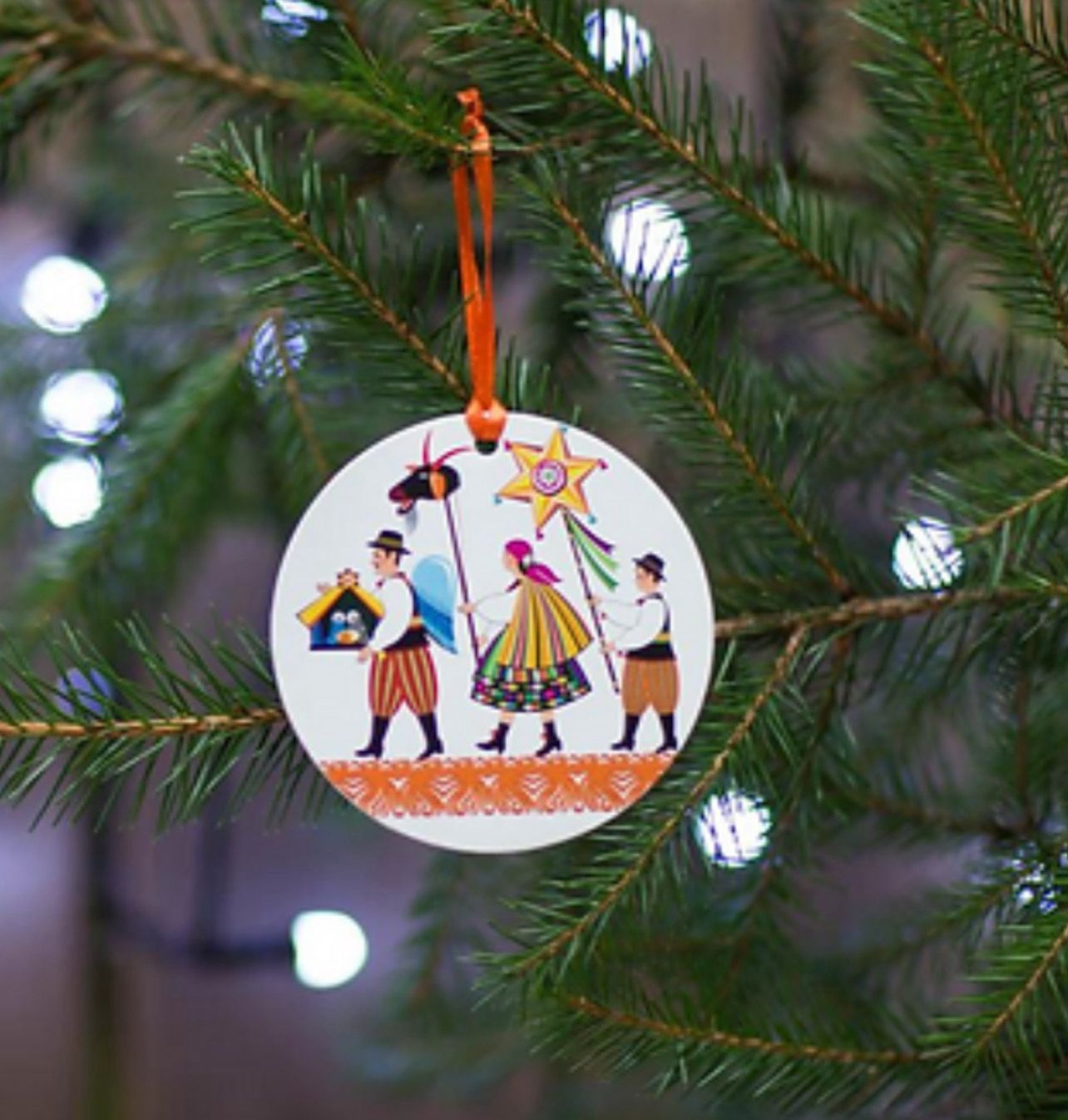 Christmas Tree Ornament/ Zawieszka na choinkę kolędnicy