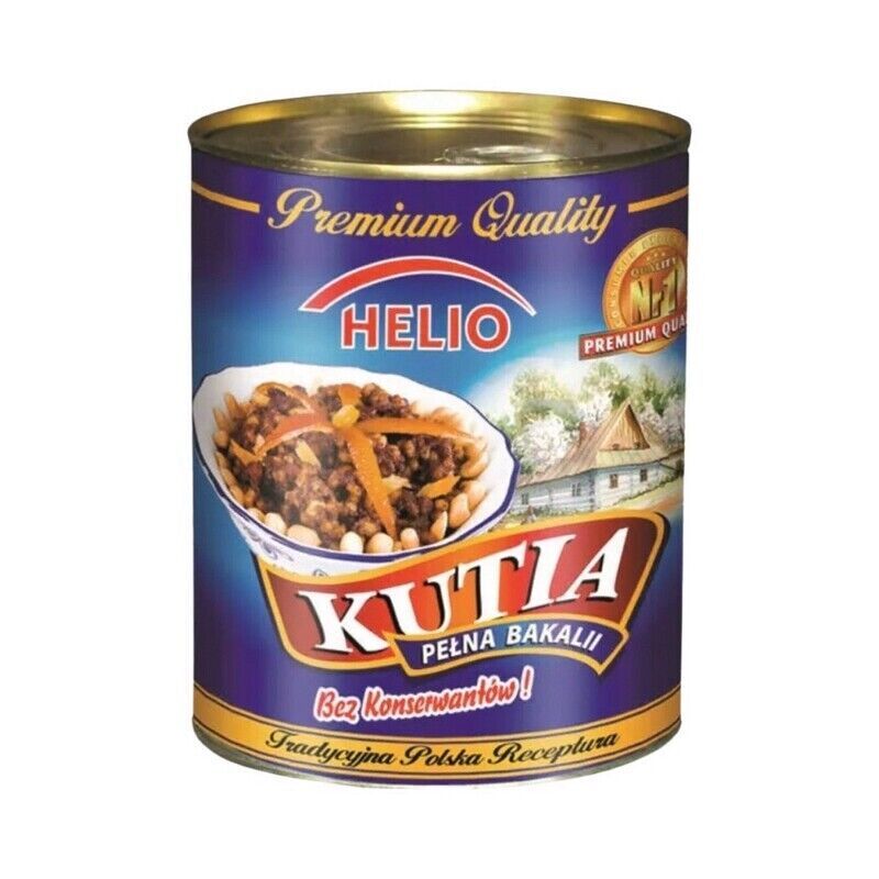 Kutia 850g HELIO Poppy Seed w/Dried Fruits/ Masa Makowa