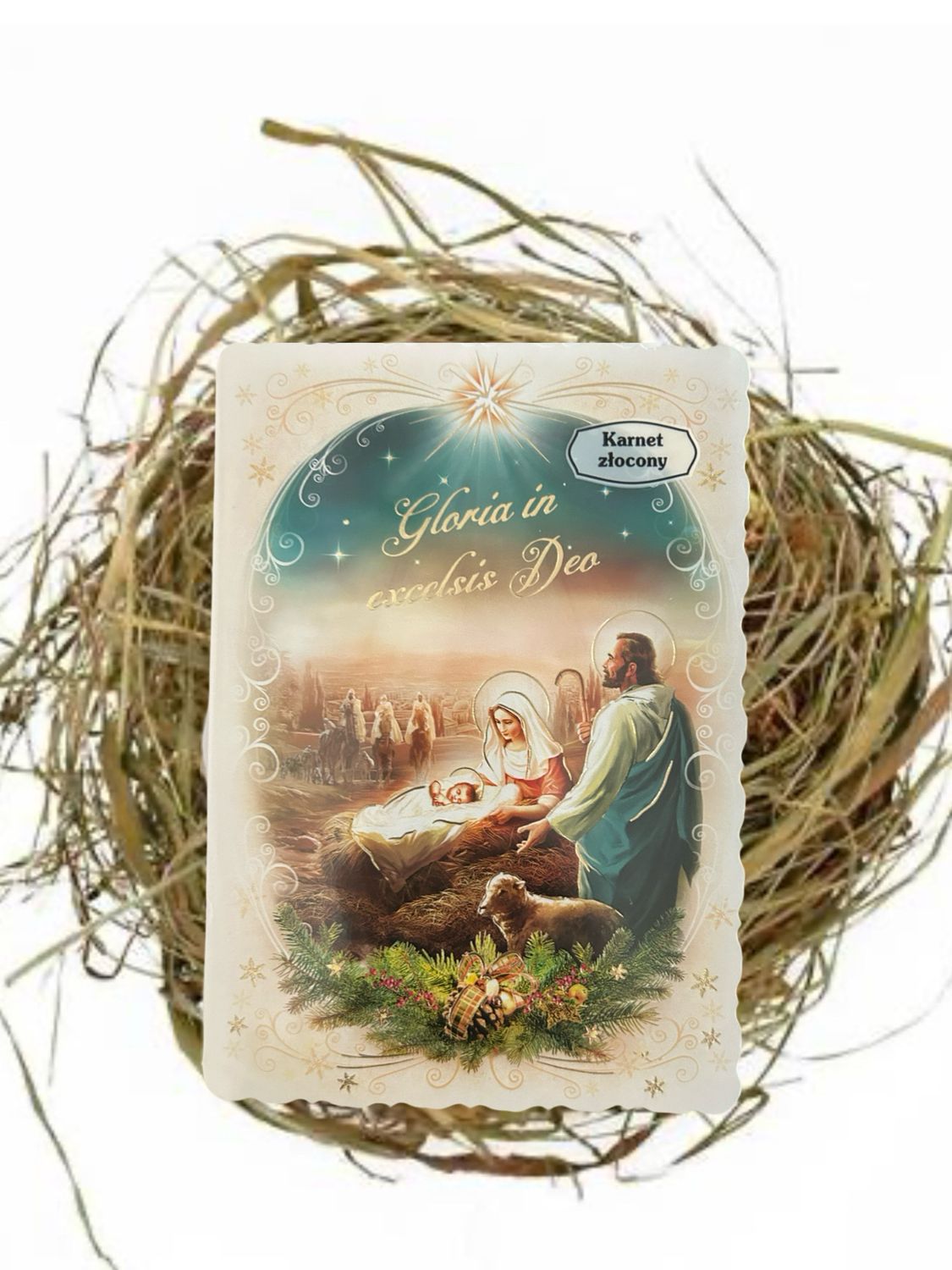 RELIGIJNY XL Christmas Waffer &#39;&#39;ARKO&#39;&#39;/ Oplatek Swiateczny