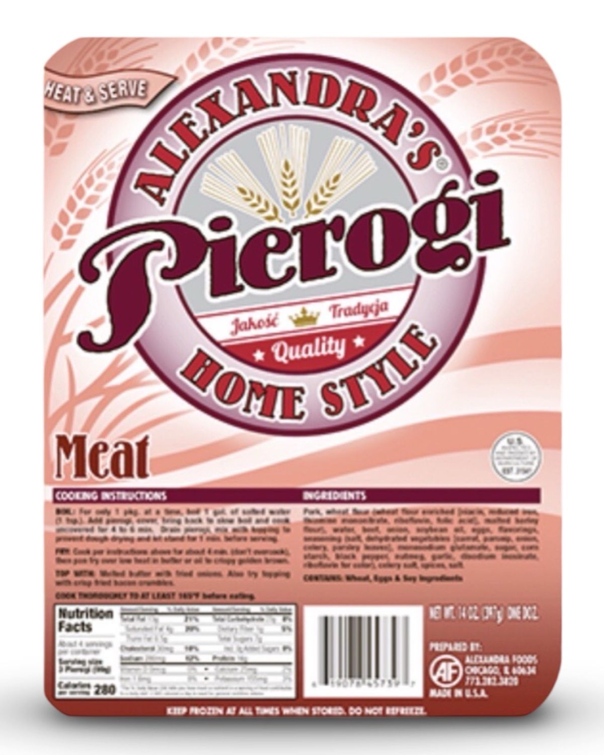 Meat Pierogi/ Pierogi z Miesem 12pcs.