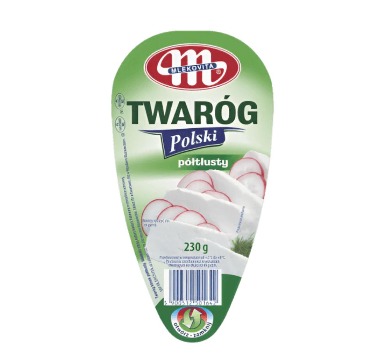 Semi-Fat Farmer Cheese - Twaróg Półtłusty (230g)