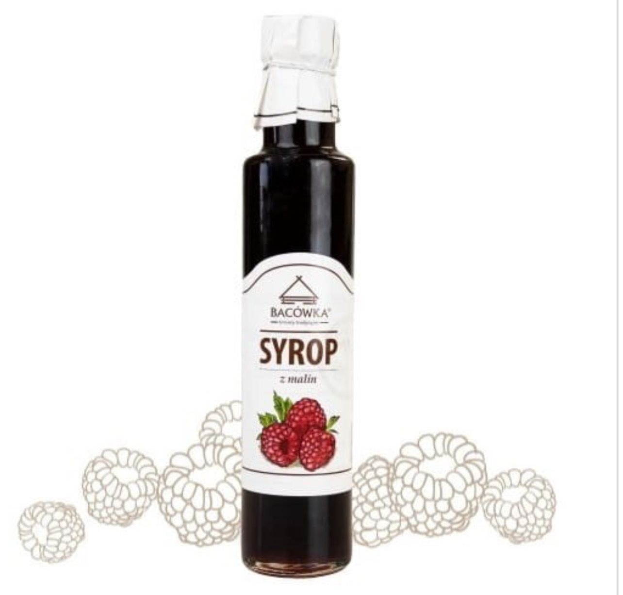 Syrop Malina 315g./ Raspberry Syrup „Bacówka”