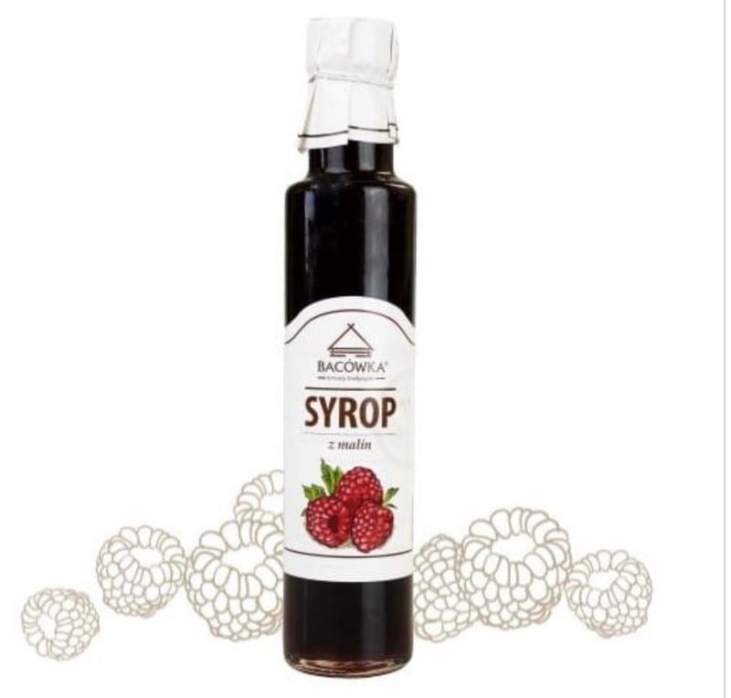 Syrop Malina 315g./ Raspberry Syrup „Bacówka”