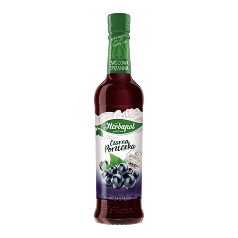 Czarna Porzeczka Syrop/ Black Currant Syrup 420ml. „Herbapol”