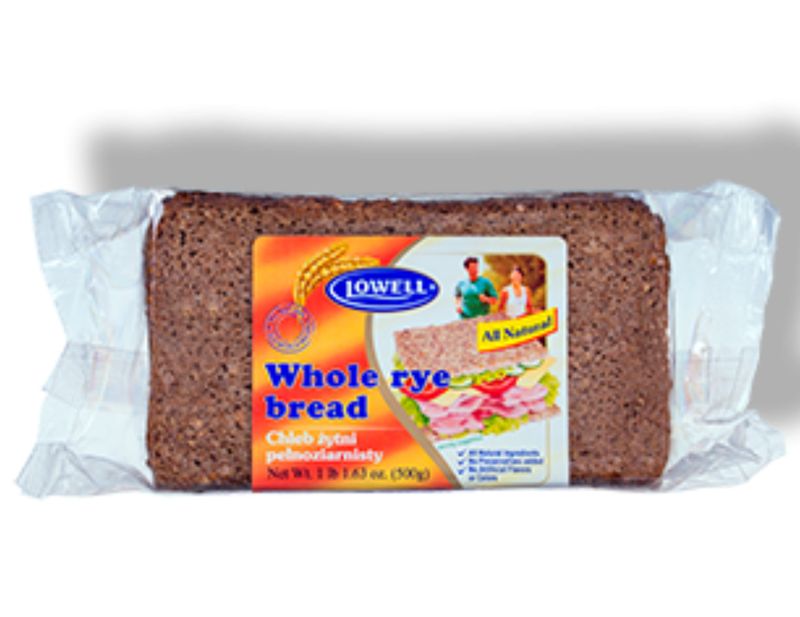 Whole Rye Bread 500g./ Chleb Pełnoziarnisty Razowy