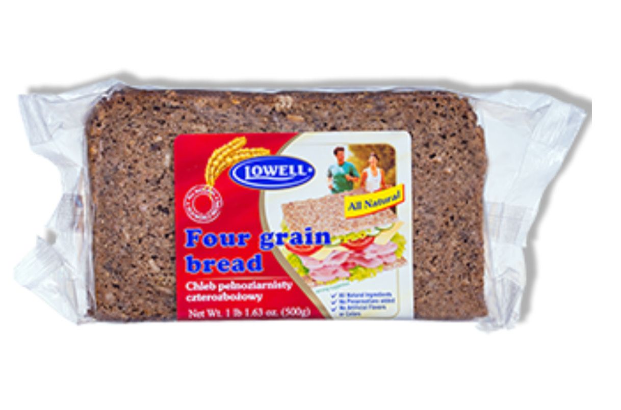 Four Grain Rye Bread 500g./ Chleb Pełnoziarnisty Czterozbozowy