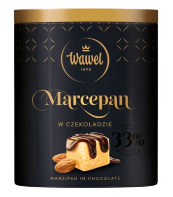 Marzipan in chocolate/ Marcepan W Czekoladzie „Wawel” Puszka 200g.