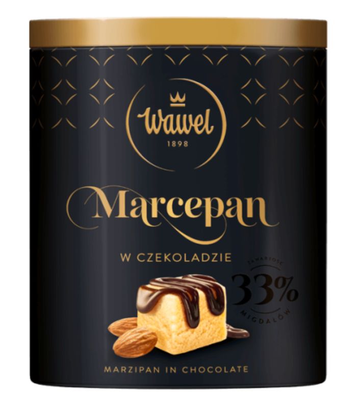 Marzipan in chocolate/ Marcepan W Czekoladzie „Wawel” Puszka 200g.