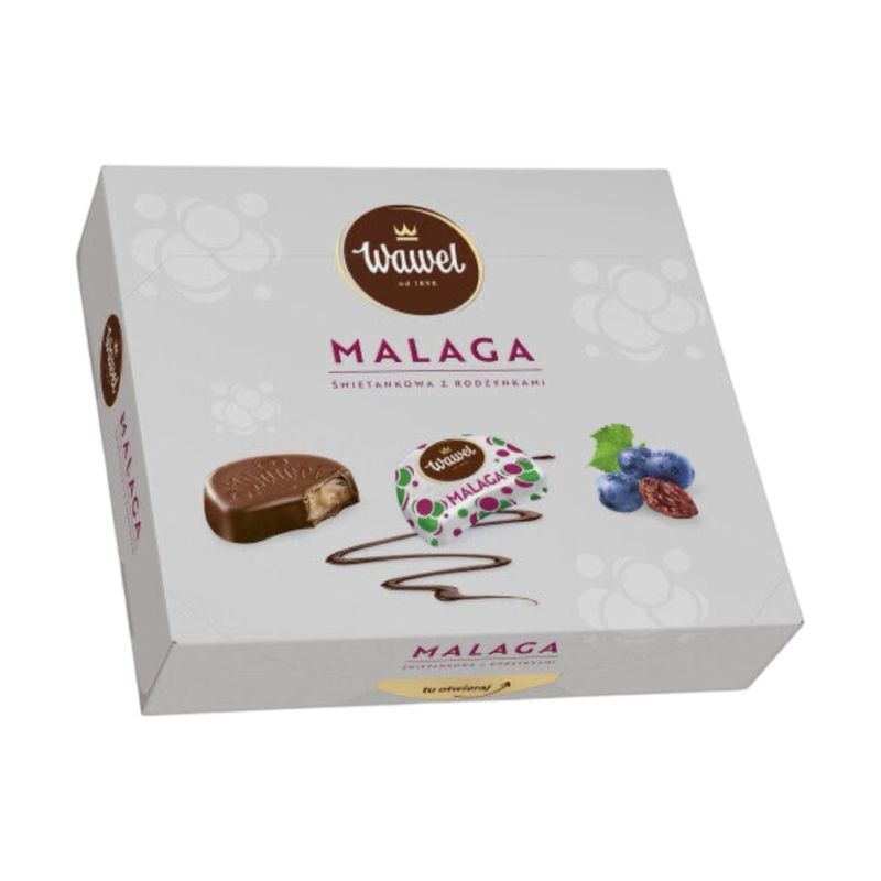 Box MALAGA Choco. 330g &#39;&#39;WAWEL&#39;&#39;