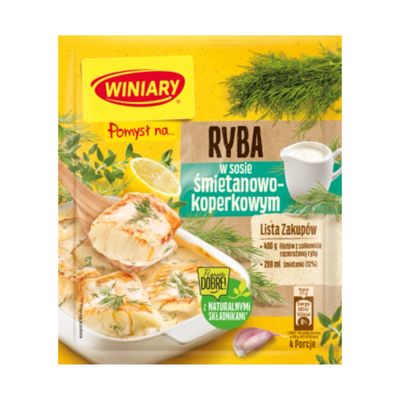 POMYSŁ NA Rybę w Sosie Smiet.-Koperkowym „Winiary” 32g.