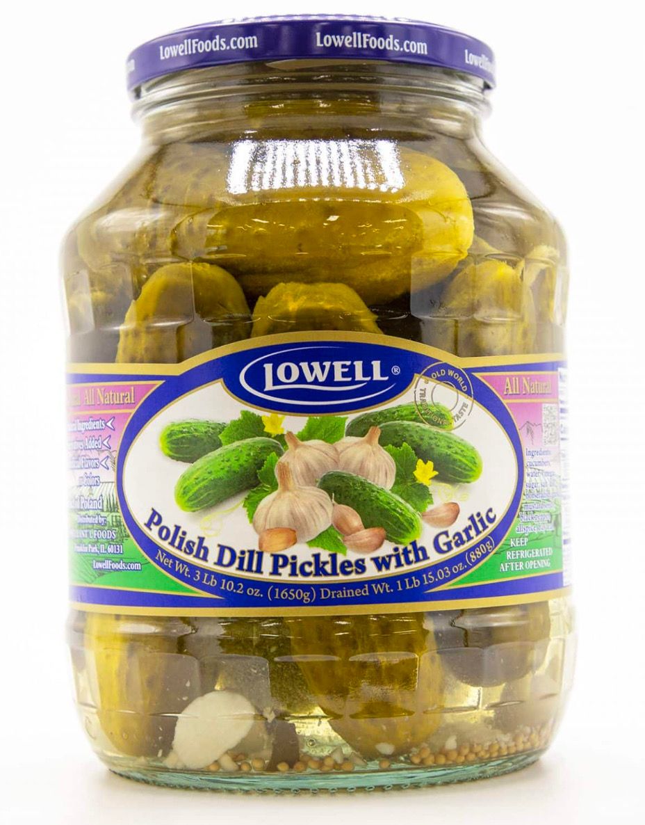 Polish Dill Pickles with Garlic 1650g. (Large Size)