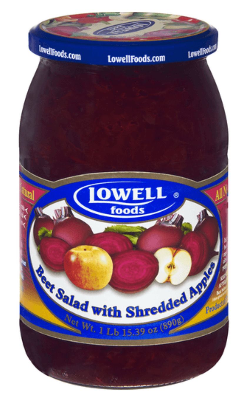 Beet Salad w/ Shredded Apples 890g. „LOWELL”/ Buraczki z Jablkiem