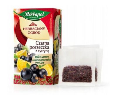 Czarna Pozeczka z Cytryna Tea 20 bags x 2.5g &quot;HERBAPOL&quot;/ Black Currant w/ Lemon