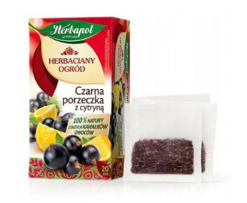 Czarna Pozeczka z Cytryna Tea 20 bags x 2.5g &quot;HERBAPOL&quot;/ Black Currant w/ Lemon
