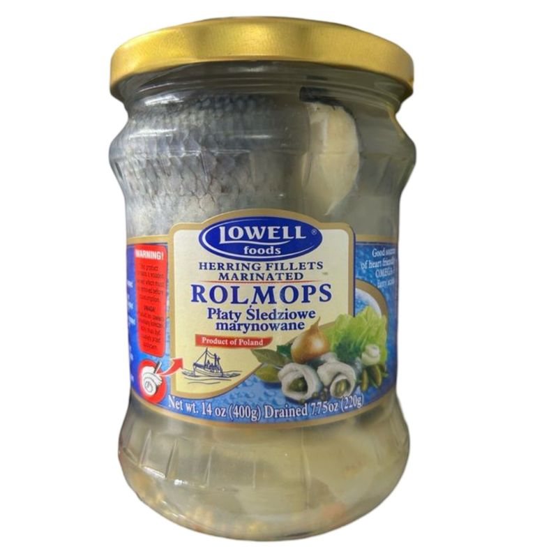 Rolmops/ Herring Fillets w/Pickles/ Sledzie 400g